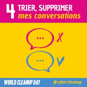 CyberCleanUp 4. Trier et Supprimer mes conversations